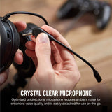CORSAIR HS50 - Stereo Gaming Headset - Discord Certified Headphones - Works with PC, Mac, Xbox One, PS4, Nintendo Switch, iOS and Android – Carbon