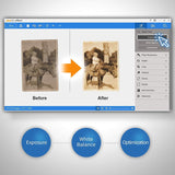Plustek Photo Scanner - ephoto Z300, Scan 4x6 Photo in 2sec, Auto Crop and Deskew with CCD Sensor. Support Mac and PC