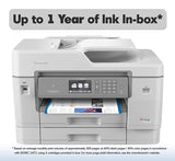 Brother Inkjet Printer, MFCJ6945DW, INKvestmentTank Color Inkjet All-in-One Printer with Wireless, Duplex Printing and Up to 1-Year of Ink in-Box