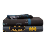 Franco Kids Bedding Super Soft Sheet Set, 3 Piece Twin Size, Batman