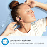 Mpow Flame Bluetooth Headphones Sport IPX7 Waterproof Wireless Sport Earbuds, Richer Bass HiFi Stereo In-Ear Earphones - RED