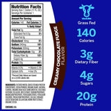 Orgain Grass Fed Clean Protein Shake, Creamy Chocolate Fudge - Meal Replacement, Ready to Drink, Gluten Free, Soy Free