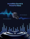 Tribit X1 Wireless Earbuds - Bluetooth 5.0 3D Stereo Deep Bass 18Hrs Playtime Bluetooth Earbuds for Sports Running, True Wireless Earbuds Grey Black