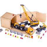 iPlay, iLearn Construction Vehicle Play Set, Crane, Trucks, Bulldozer, Trailer, Toys for Kids Boys