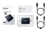 Samsung T5 Portable SSD - 1TB - USB 3.1 External SSD (MU-PA1T0B/AM), Black