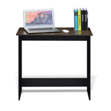 FURINNO 14035CWN Simplistic Study Table, Columbia Walnut