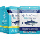 Safe Catch Elite Lowest Mercury Solid Wild Tuna Steak, 3 oz Pouch. The Only Brand To Test Every Tuna for Mercury (Pack Of 12)