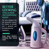 iSteam Steamer for Clothes [New Technology] Powerful Dry Steam Iron 7-in-1