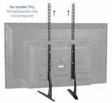 Universal LCD Flat Screen TV Table Top VESA Mount Stand Black | Base fits 22" to 65"