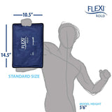 FlexiKold Gel Ice Pack (Standard Large: 10.5" x 14.5") - One (1) Reusable Cold Therapy Pack