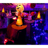 Halloween Decorations 6Pcs Witchs Hat Decor Light 33ft String Lights
