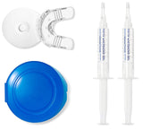 AuraGlow Teeth Whitening Kit, LED Light, 35% Carbamide Peroxide, (2) 5ml Gel Syringes, Tray and Case