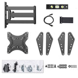 PERLESMITH TV Wall Mount for Most 26-55 Inch TVs with Swivel & Extend 18.5 Inch - Wall Mount TV Bracket