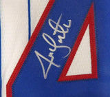 CHICAGO CUBS JON LESTER AUTOGRAPHED WHITE MAJESTIC COOL BASE JERSEY 2016