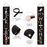 Trick or Treat & It's October Witches Halloween Signs