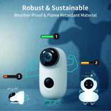 HeimVision HMD2 Wireless Rechargeable Battery-Powered Security Camera, 2-Way Audio, Night Vision, Waterproof Indoor/Outdoor Security Cameras