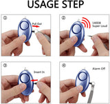 Taiker Personal Alarm for Women, 140DB Emergency Self-Defense Security Alarm Keychain