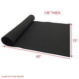 Neoprene Sponge Foam Rubber Sheet Rolls 15in x 60in (1/8in Thick)