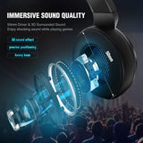 Gaming Headset for Xbox One, PS4, PC, Controller, ARKARTECH Noise Cancelling Over Ear Headphones with Mic, Bass Surround Soft Memory Earmuffs