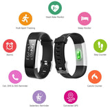 Letsfit Fitness Tracker HR, Activity Tracker Watch with Heart Rate Monitor, Pedometer, Sleep Monitor, 14 Sports Modes, Step Counter, Calorie Counter