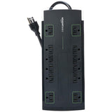 AmazonBasics 12-Outlet Power Strip Surge Protector | 4,320 Joule, 8-Foot Cord