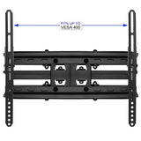 Cheetah Dual Articulating Arm TV Wall Mount Bracket for 20-65” TVs up to VESA 400 and 115lbs Only