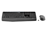 Logitech MK345 Wireless Combo – Full-sized Keyboard with Palm Rest and Comfortable Right-Handed Mouse