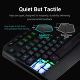 Redragon S101 PC Gaming Keyboard and Mouse Combo Wired LED RGB Backlit with Multimedia Keys Wrist Rest Mouse with 3200 DPI ( Mouse and Keyboard Set)