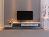 WALI Universal TV Stand Table Top for Most 22 to 65 inch LCD Flat Screen TV, Black