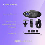 Dash Cam Powered by Nexar, 1080p Full HD, Cloud Storage for Video Clips and 32GB SD Card Included, Small & Discreet 155° Wide Angle Car Camera