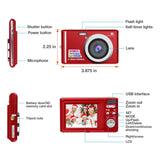 HD Mini Digital Cameras,Point and Shoot Digital Video Cameras-Travel,Camping,Gifts