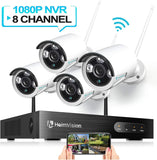 HeimVision HM241 WiFi Security Camera System, 8CH 1080P NVR 4Pcs 960P Outdoor
