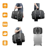 Wandf Foldable Travel Duffel Bag Luggage Sports Gym Water Resistant Nylon