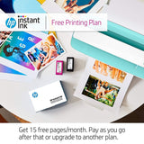 HP DeskJet 3755 Compact All-in-One Wireless Printer, HP Instant Ink & Amazon Dash Replenishment ready - Stone Accent (J9V91A)