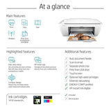 HP DeskJet 2655 All-in-One Compact Printer, HP Instant Ink & Amazon Dash Replenishment ready - White (V1N04A)