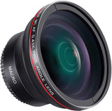 Neewer 58MM 0.43x Professional HD Wide Angle Lens (Macro Portion) for Canon EOS Rebel 77D T7i T6s T6i T6 T5i T5 T4i T3i T3 SL1 1100D 700D 650D