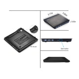 Rioddas External CD Drive, USB 3.0 Portable CD/DVD +/-RW Drive Slim DVD/CD ROM Rewriter Burner Compatible with Laptop Desktop PC Windows