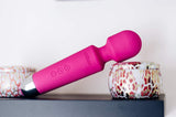 SHIBARI Mini Halo,The Original Compact Power Wand Massager, Wireless, 20x Multi-Speed Vibrations (Pink)