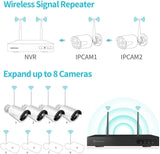 HeimVision HM241 WiFi Security Camera System, 8CH 1080P NVR 4Pcs 960P Outdoor
