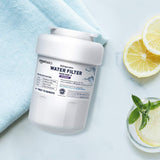 AmazonBasics Replacement GE MWF Refrigerator Water Filter Cartridge - Pack of 3, Premium Filtration