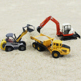 Heavy Duty Construction Site Play Set, Metal Tractor Toy, Dump Truck, Excavator, Digger, Compact Gift Toy for 3, 4, 5 Year Olds, Toddlers, Boys, Kids