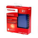 Toshiba Canvio Advance 2TB Portable External Hard Drive USB 3.0, Blue (HDTC920XL3AA)