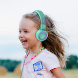 Elecder i37 Kids Headphones Children Girls Boys Teens Foldable Adjustable On Ear Headphones 3.5mm Jack Compatible iPad Cellphones  MP3/4 Purple/Green