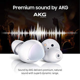 Samsung Galaxy Buds, Bluetooth True Wireless Earbuds (Wireless Charging Case Included), Silver - US Version with Warranty
