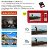 HD Mini Digital Cameras,Point and Shoot Digital Video Cameras-Travel,Camping,Gifts