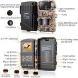 Campark Trail Camera 14MP 1080P 2.4" LCD Game & Hunting Camera