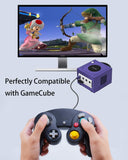 VOYEE Gamecube Controller - 2 Pack Classic Wired Controllers Gamepad for Nintendo Wii Gamecube (Black)
