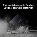 Samsung T5 Portable SSD - 1TB - USB 3.1 External SSD (MU-PA1T0B/AM), Black