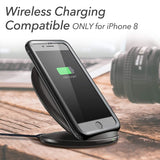 Black Case for iPhone 8 & iPhone 7, Full Body with Built-in Screen Protector Heavy Duty Protection, Black