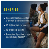 Renew Life Women's Probiotic - Ultimate Flora Women's Care Probiotic Supplement - Gluten, Dairy & Soy Free - 25 Billion CFU - 30 Count (Pack of 1)